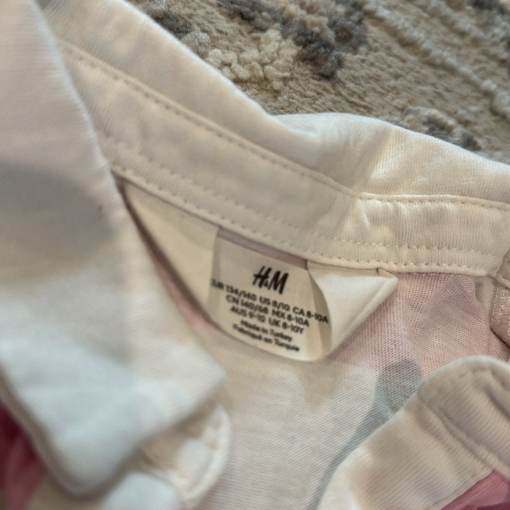 H&M Striped Rugby Polo Top - Picture 6 of 7
